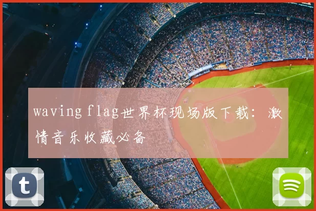 waving flag世界杯现场版下载:激情音乐收藏必备