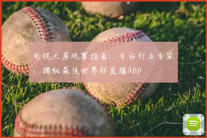 电视大屏观赛指南:专访行业专家,揭秘最佳世界杯直播App
